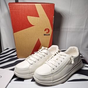 NWT Women's White Billy Work Comfort Low Shoes 8.5 Wide